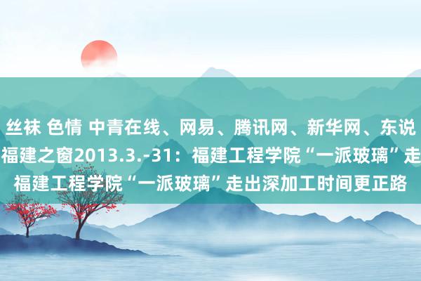 丝袜 色情 中青在线、网易、腾讯网、新华网、东说念主民网、中国网、福建之窗2013.3.-31：福建工程学院“一派玻璃”走出深加工时间更正路