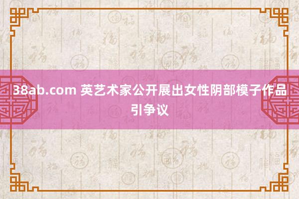 38ab.com 英艺术家公开展出女性阴部模子作品引争议